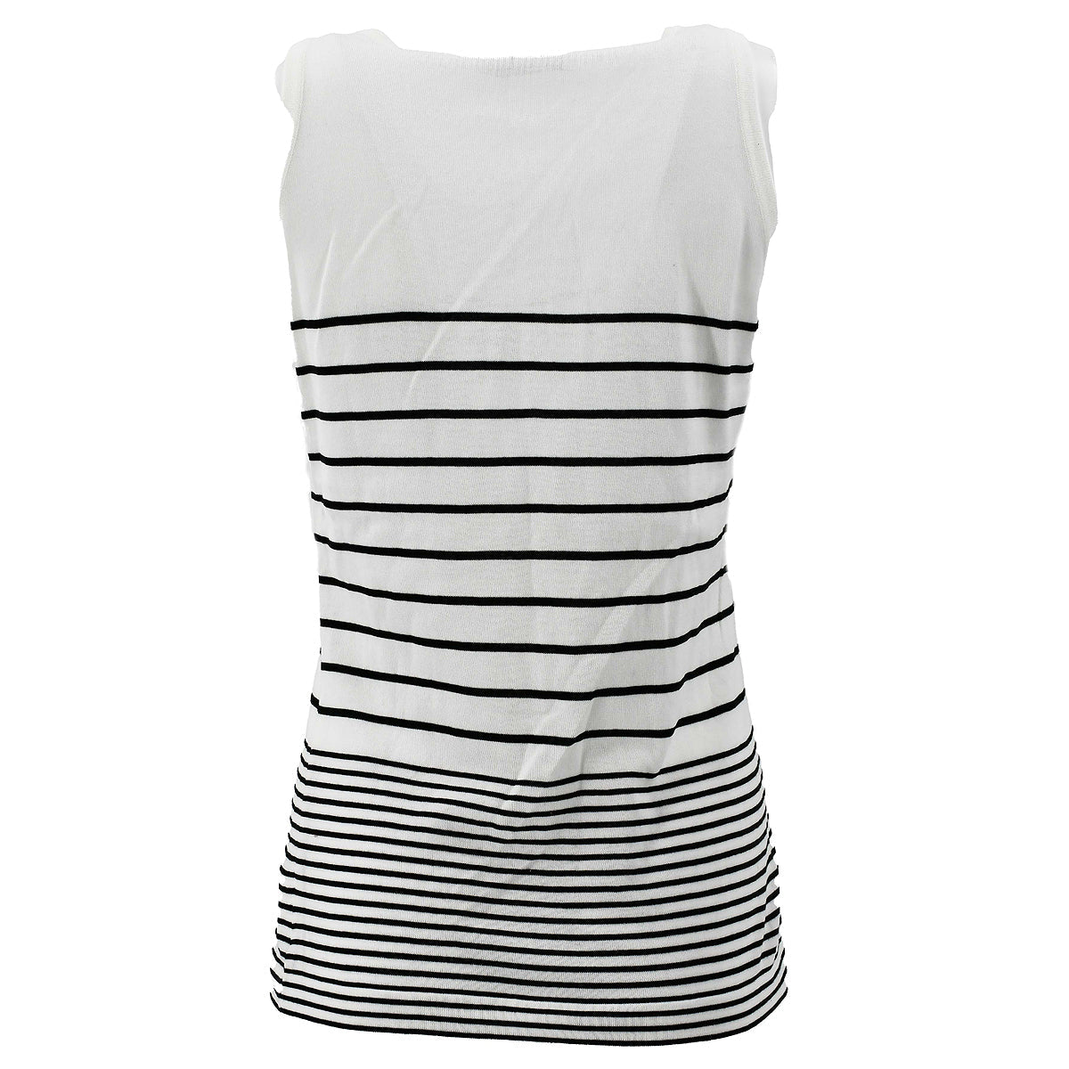 Chanel Striped Cotton Top Handbag