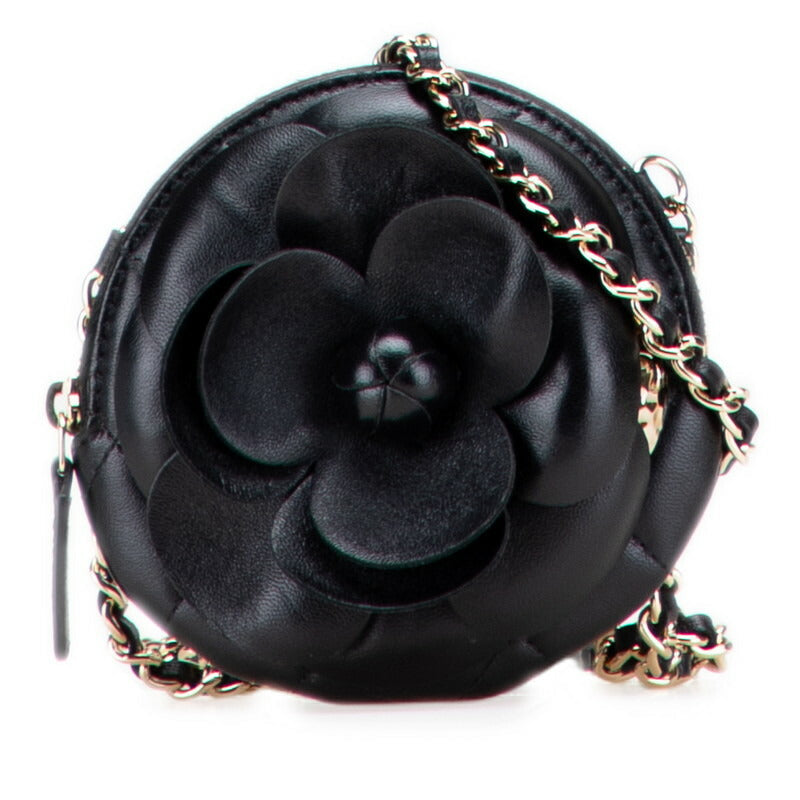 Chanel Camellia Lambskin Shoulder Bag | Studio Nafay
