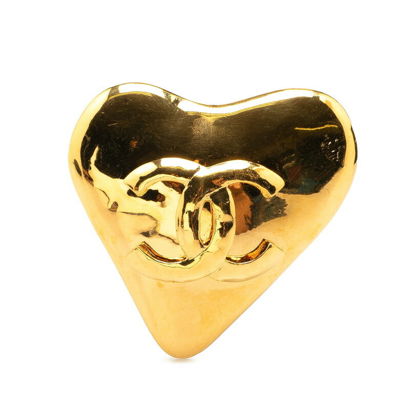 Chanel Coco Mark Heart Motif Brooch Classic Flap Tote | Studio Nafay