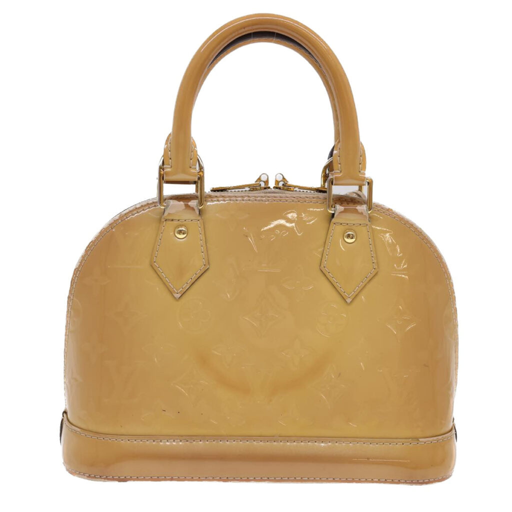 LOUIS VUITTON Monogram Vernis Alma BB Hand Bag Beige Dunne LV 40127 - Product Image 2