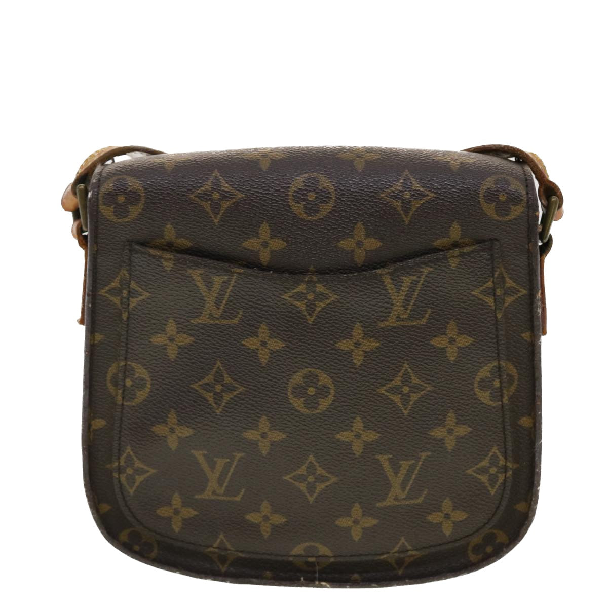 LOUIS VUITTON Monogram Saint Cloud MM Shoulder Bag LV 40144