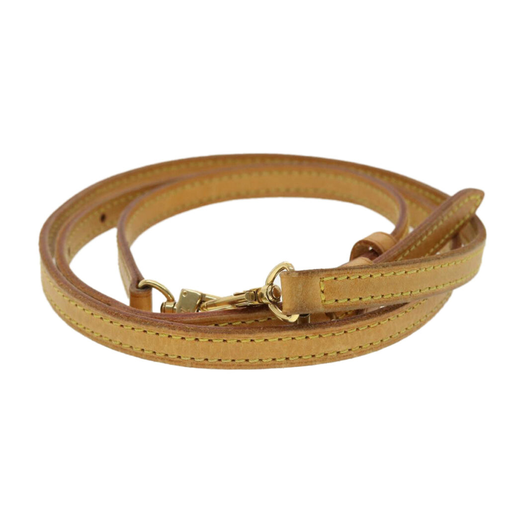 LOUIS VUITTON Shoulder Strap Leather 37""-44.1"" Beige LV 40461 - Product Image 2