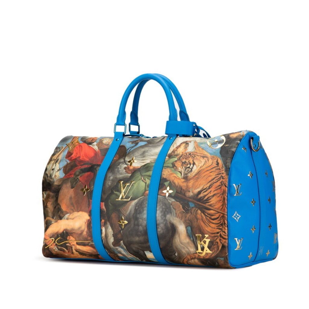 Louis Vuitton blue Pvc Leather Boston Bag Shoulder Bag - Product Image 2