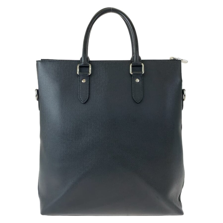 LOUIS VUITTON Business bag Taiga Noir black black Tote Bag Business bag Taiga Anton Tote mens | Studio Nafay