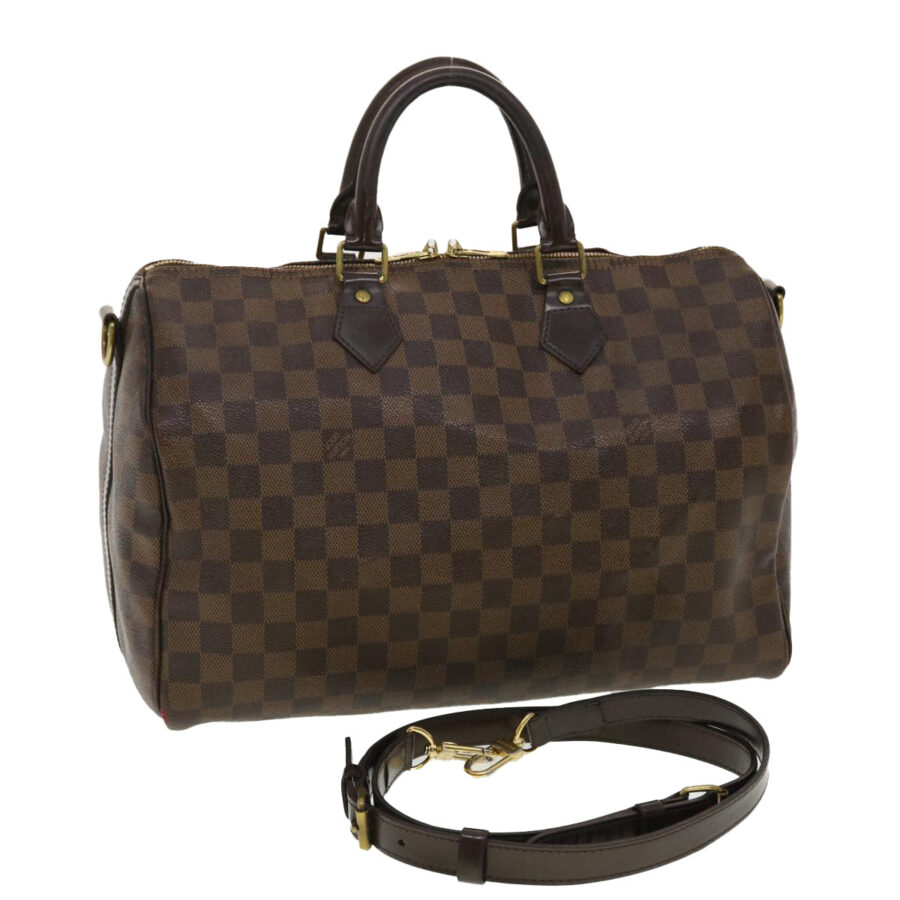 LOUIS VUITTON Damier Ebene Bandouliere 35 Hand Bag LV 40583 | Studio Nafay