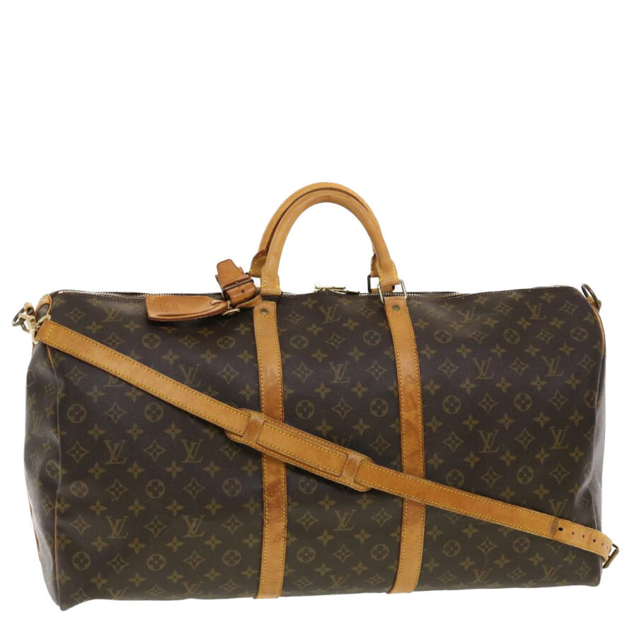 LOUIS VUITTON Monogram Keepall Bandouliere 60 Boston Bag LV 40672 | Studio Nafay