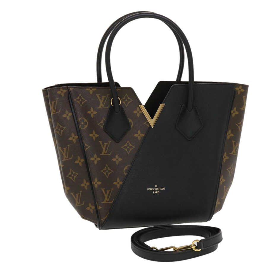 LOUIS VUITTON Monogram Kimono PM Tote Bag 2way Black LV 43635A | Studio Nafay