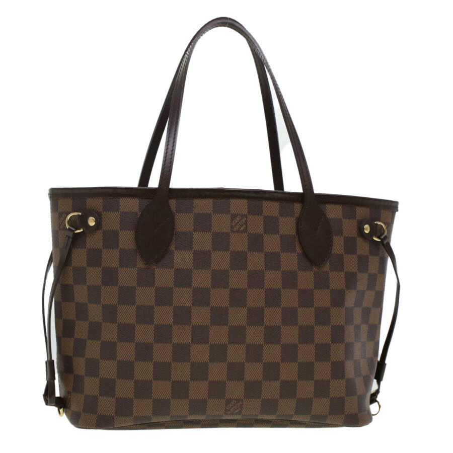 LOUIS VUITTON Damier Ebene Neverfull PM Tote Bag LV 44698 | Studio Nafay