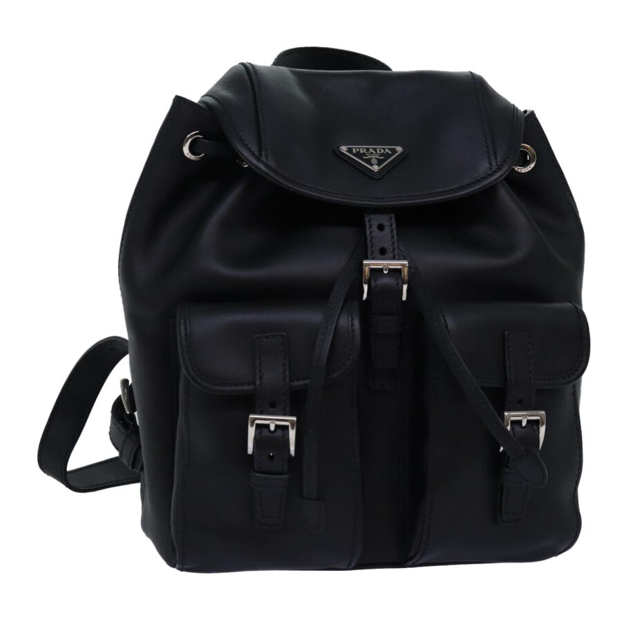 Prada Leather Backpack Bag () | Studio Nafay