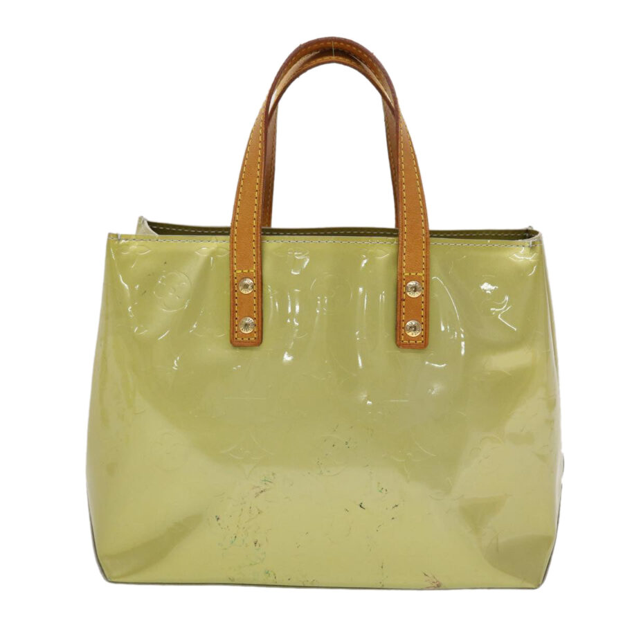 LOUIS VUITTON Monogram Vernis Reade PM Hand Bag Gris LV Auth 45332 | Studio Nafay