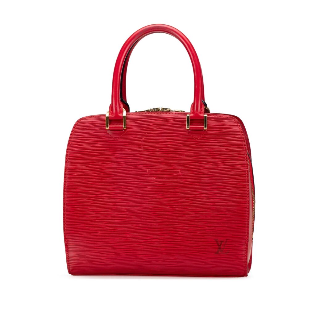 Red Louis Vuitton Epi Pont Neuf Handbag - Product Image 2