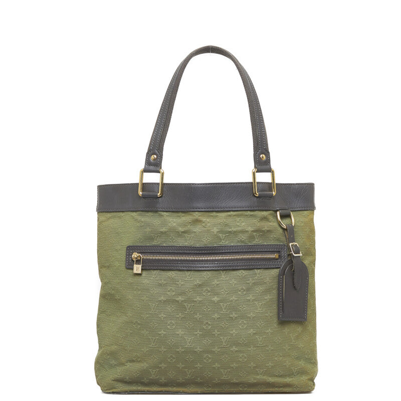 Louis Vuitton Monogram Mini Lucy GM Bag Shoulder Bag Green Dark Brown Canvas Leather Ladies Louis Vuitton | Studio Nafay