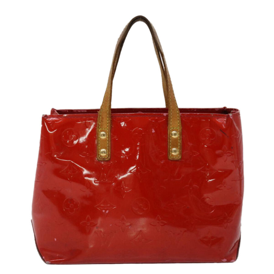 LOUIS VUITTON Monogram Vernis Reade PM Hand Bag Rouge LV Auth 46754 | Studio Nafay