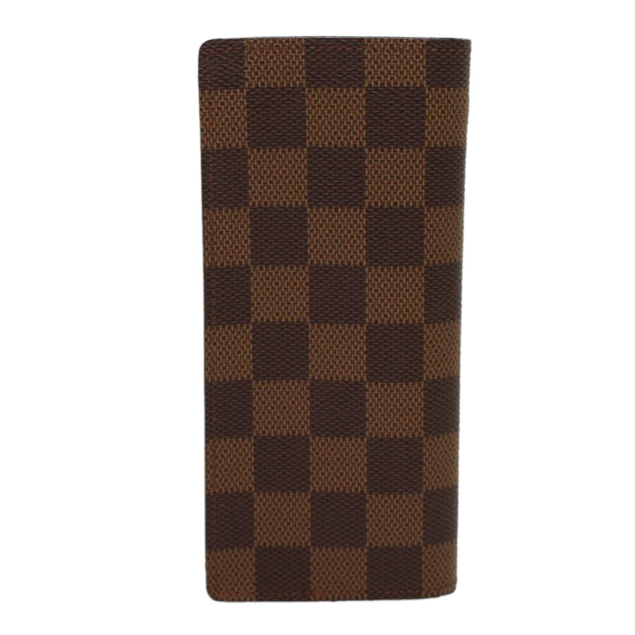 LOUIS VUITTON Damier Ebene Etui Lunettes Simple Glasses Case Auth Handbag | Studio Nafay