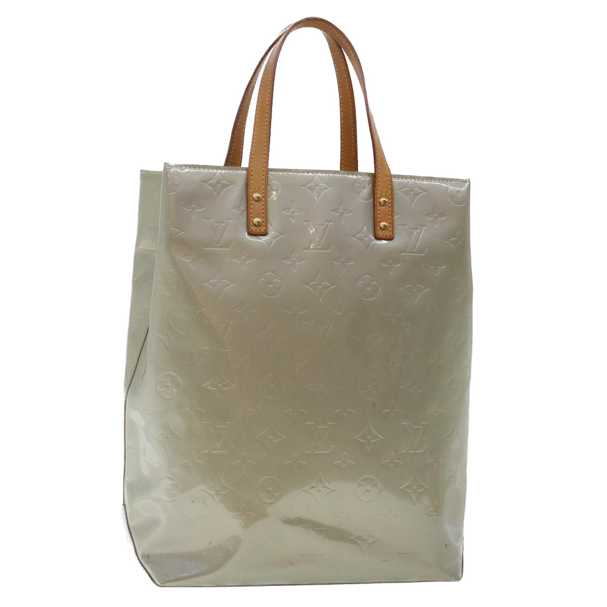 LOUIS VUITTON Monogram Vernis Reade MM Hand Bag Gris LV 49003 - Product Image 2