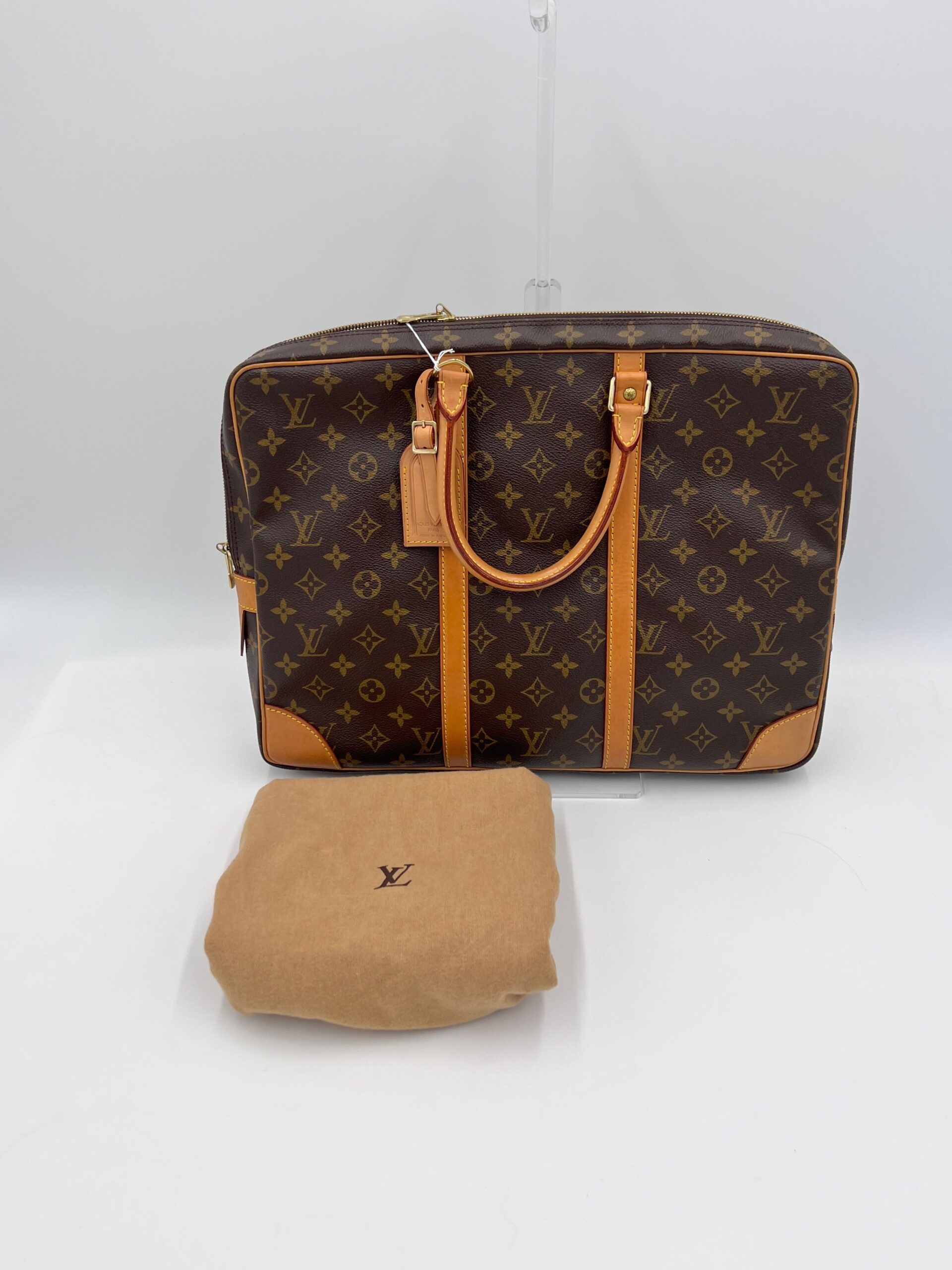 Louis Vuitton LV Monogram Porte-Documents – Brown Briefcases, Bags AG439O