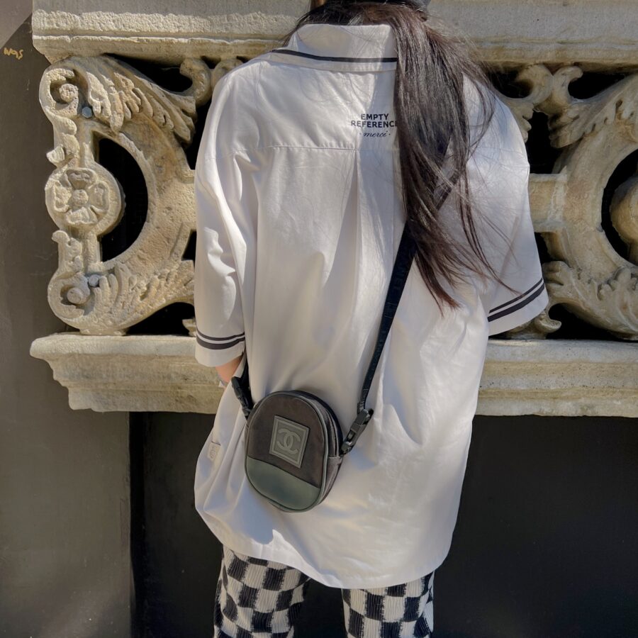 Chanel Sports Line logo patch crossbody/ belt bag | Studio Nafay