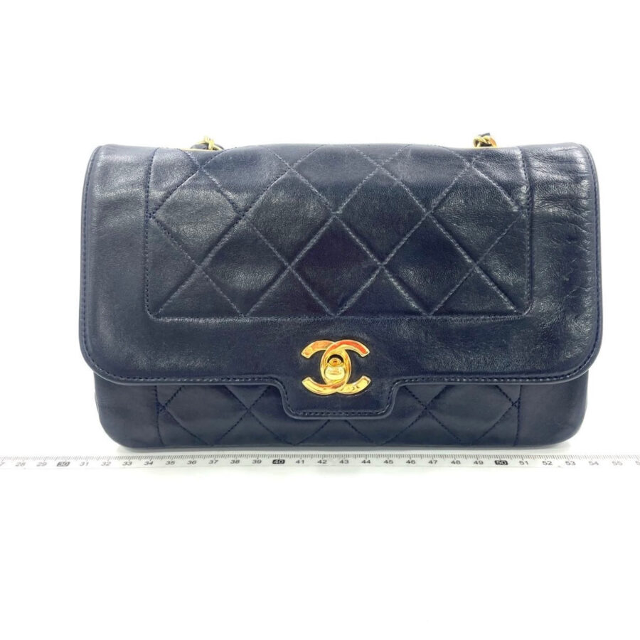 Chanel Flap Small Leather Lambskin Black Shoulder Bag | Studio Nafay
