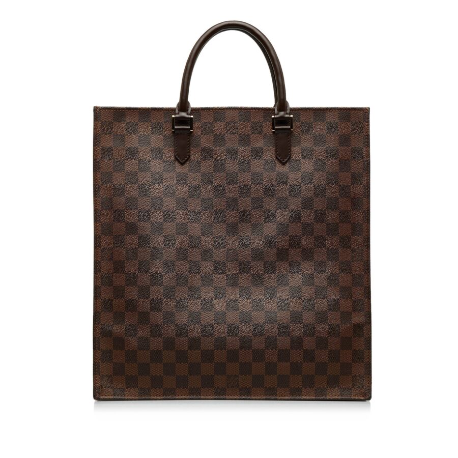 LOUIS VUITTON Damier Ebene Sac Plat Tote Bag | Studio Nafay