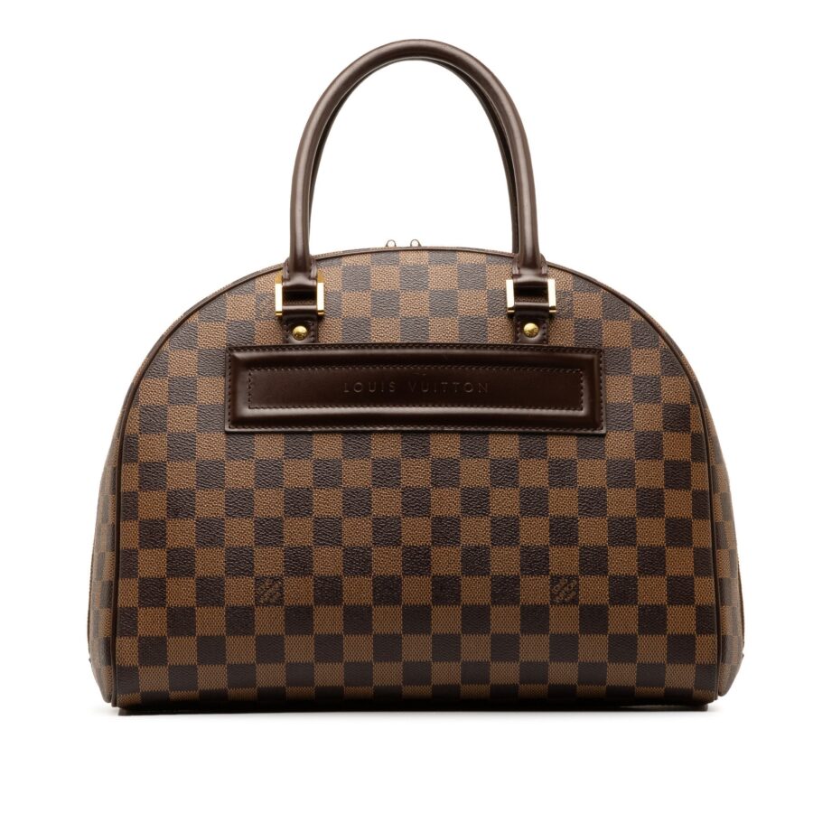 Brown Louis Vuitton Damier Ebene Nolita Travel Bag | Studio Nafay