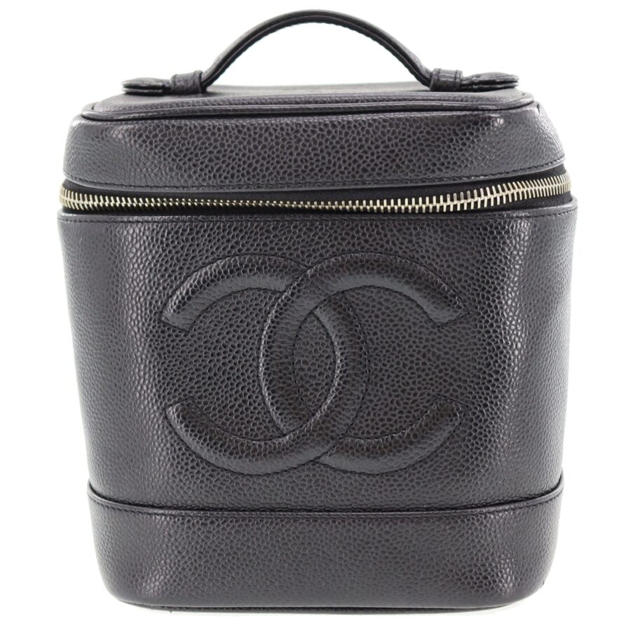 Chanel Leather Caviar Black Handbag 2 | Studio Nafay