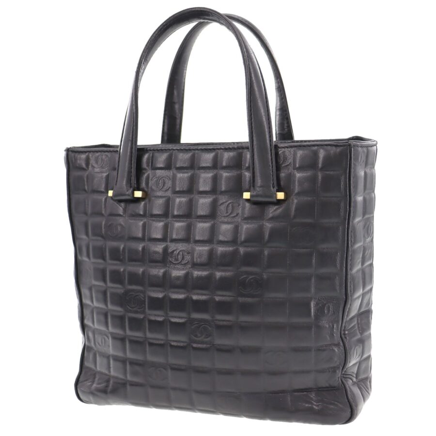 Chanel Leather Black Chocolate Handbag | Studio Nafay