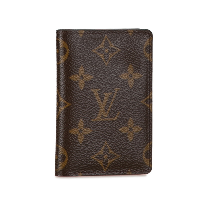Louis Vuitton Monogram Organizer Du Posch Brown PVC Leather Louis Vuitton