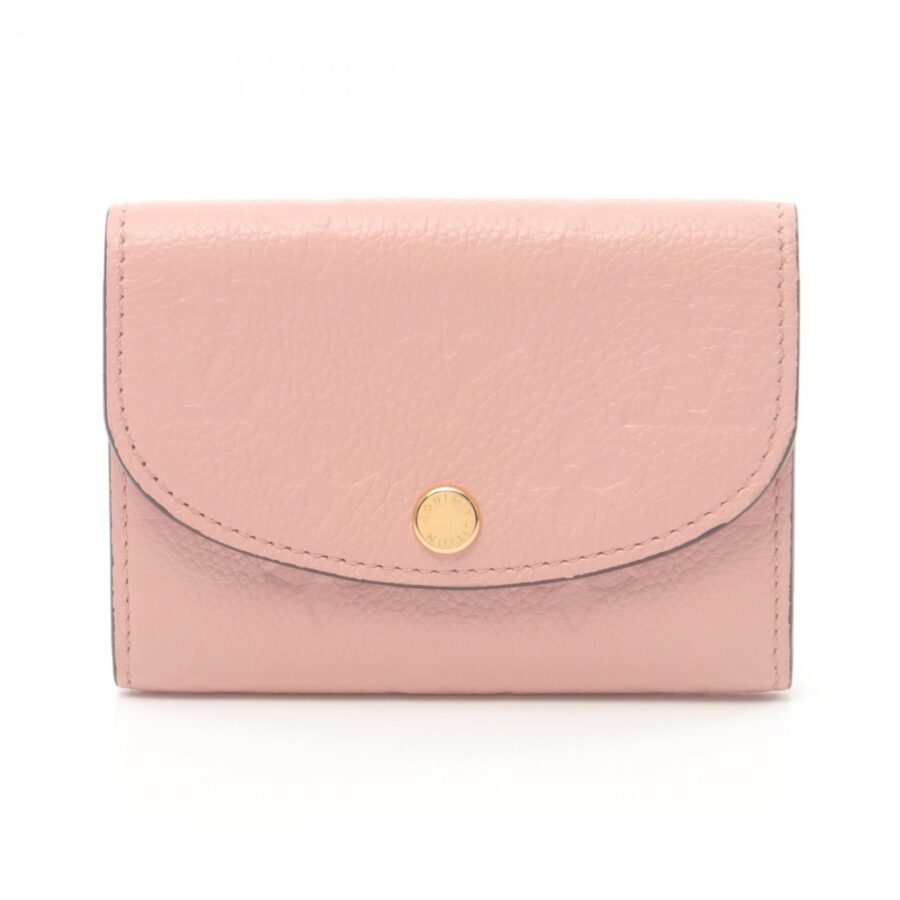 Louis Vuitton Monogram Empreinte pink Rose Poudre Monogram Empreinte Wallet (Bi-Fold) | Studio Nafay