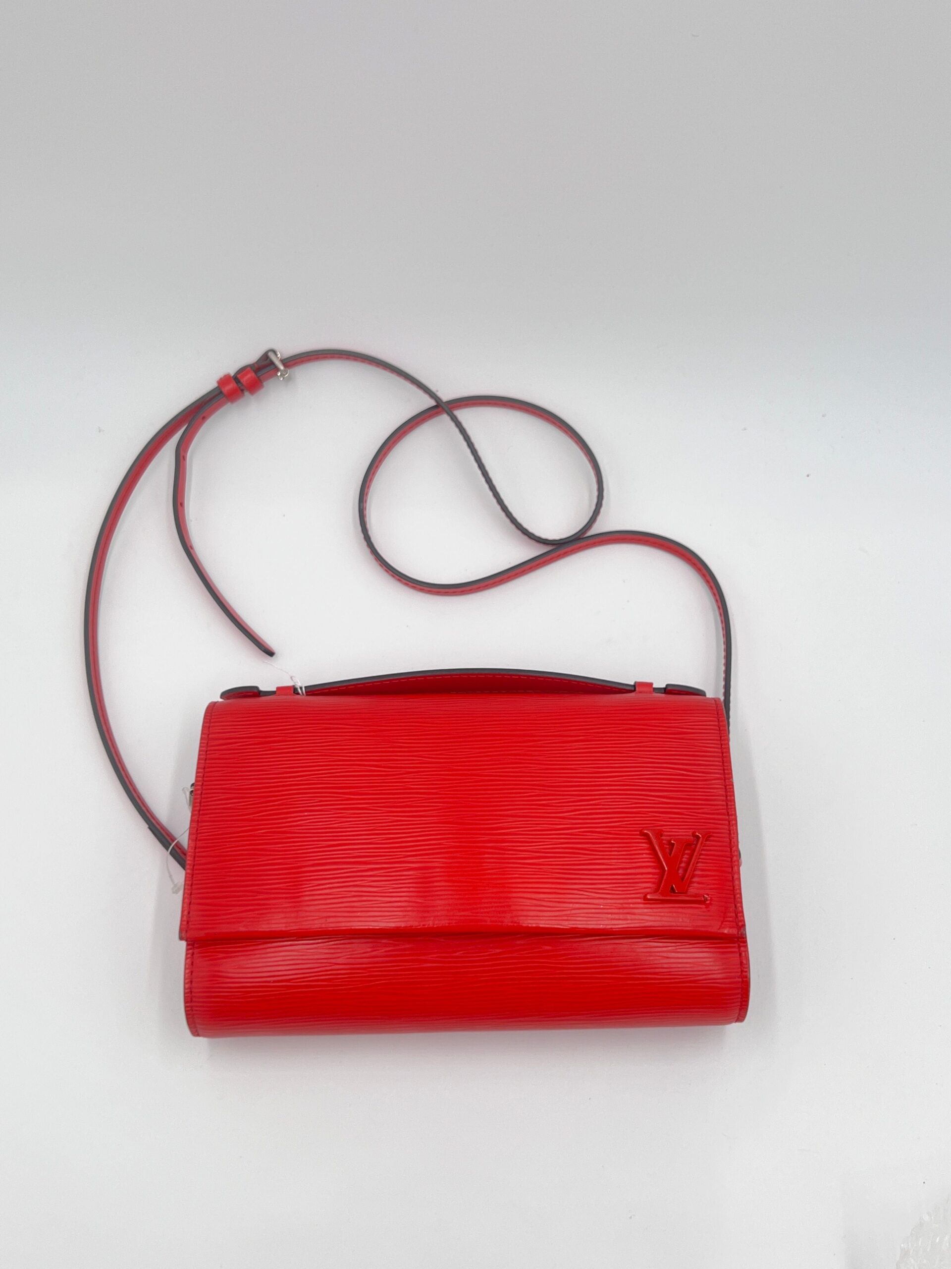 Louis Vuitton Bags Louis Vuitton Clery Handbag Epi Leather Red AG330O