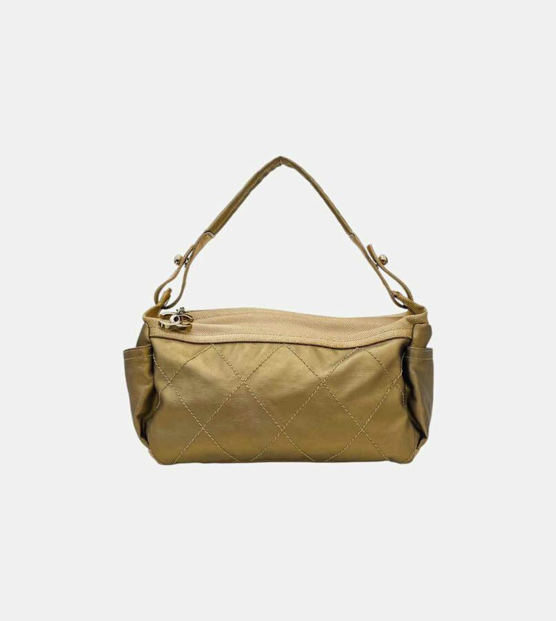 CHANEL Paris Biarritz Gold Quilted Hobo bag | Studio Nafay