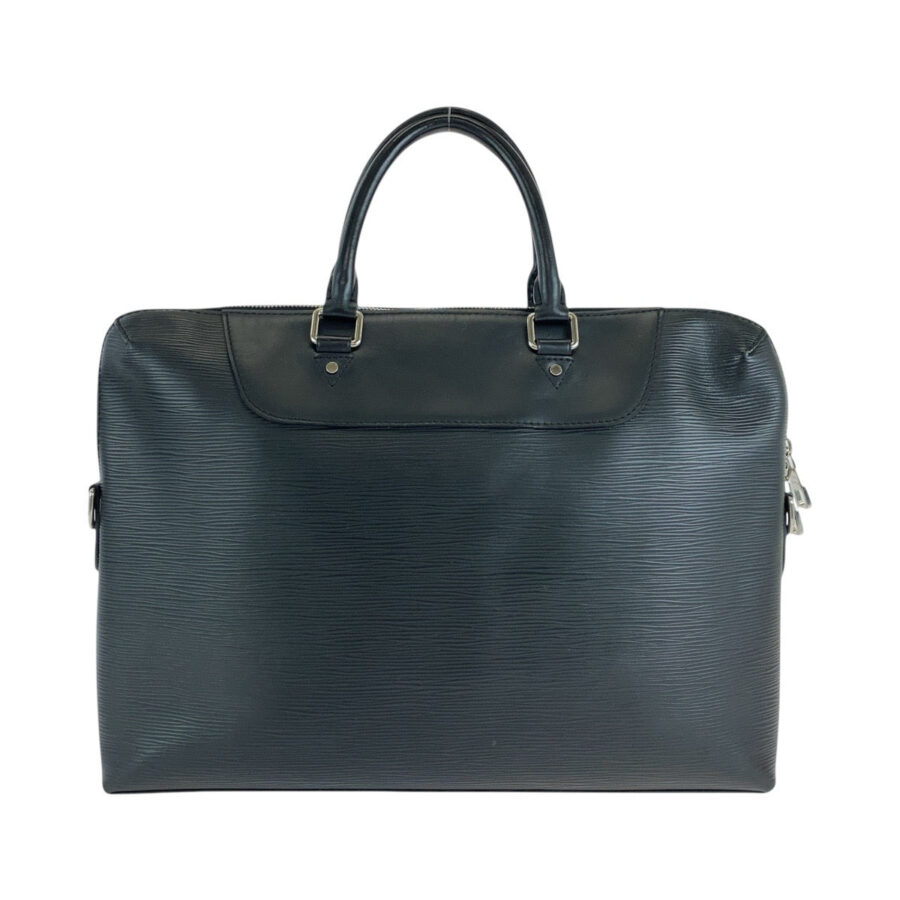 LOUIS VUITTON Business bag leather black Business bag briefcase Epi Porto Documents Jules mens | Studio Nafay