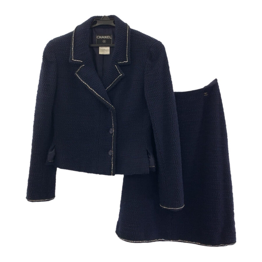 Chanel Tweed Silk Wool Nylon Suit Set Handbag | Studio Nafay