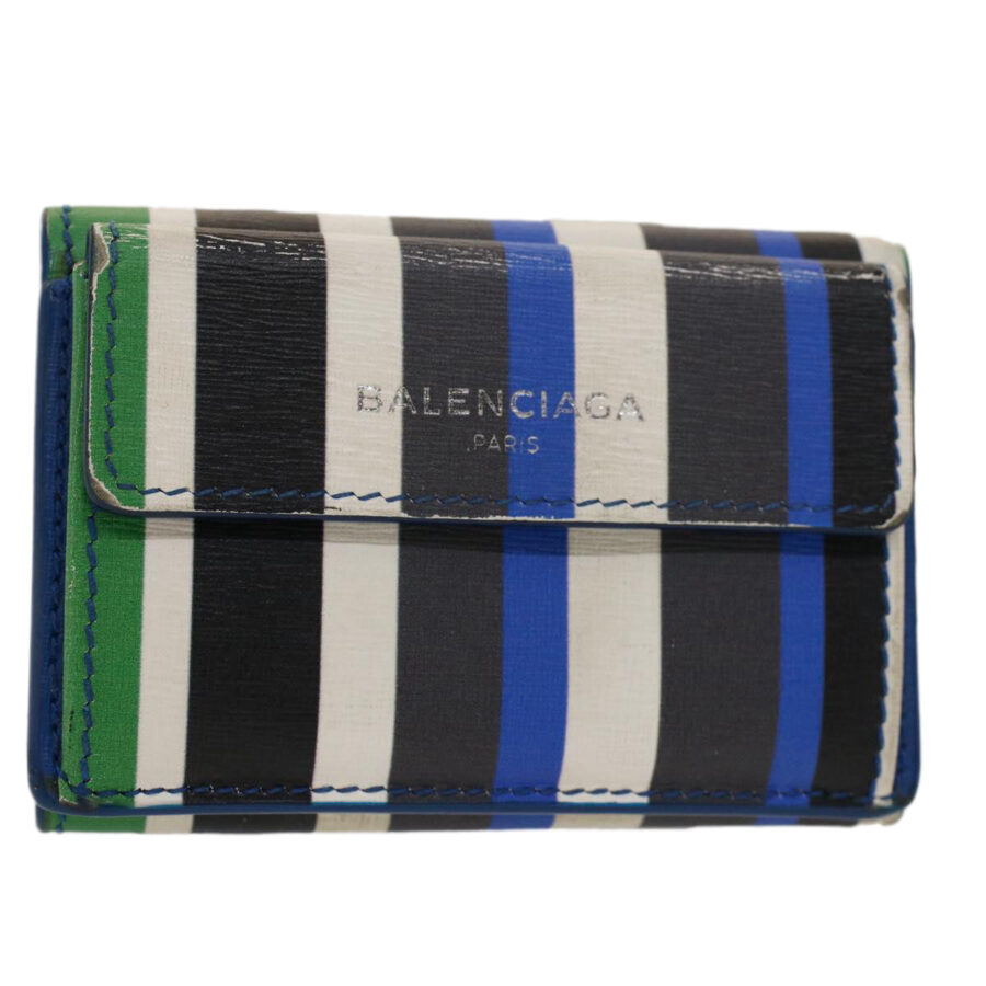 BALENCIAGA Coin Purse Leather Multicolor Auth 50842 | Studio Nafay