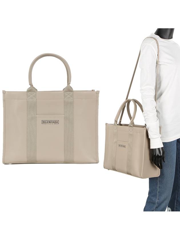 Luxury Balenciaga Trending Hardware Medium Grain Calfskin Tote Bag Beige