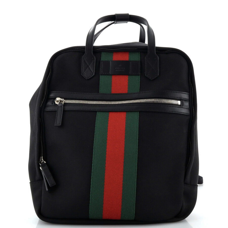 Top Handle Web Backpack Techno Canvas Medium | Studio Nafay