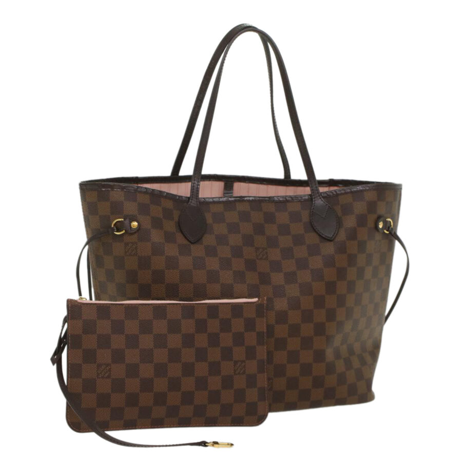 LOUIS VUITTON Damier Ebene Neverfull MM Tote Bag LV Auth 55229 | Studio Nafay