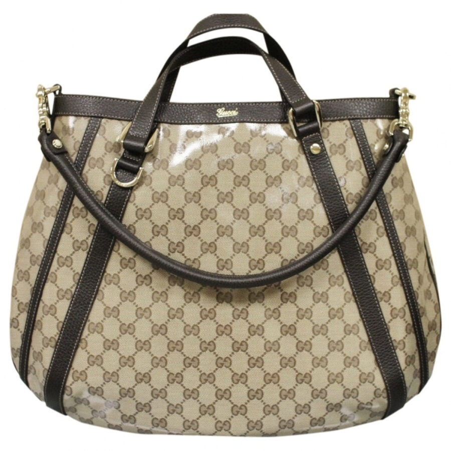 Gucci beige patent leather handbag | Studio Nafay