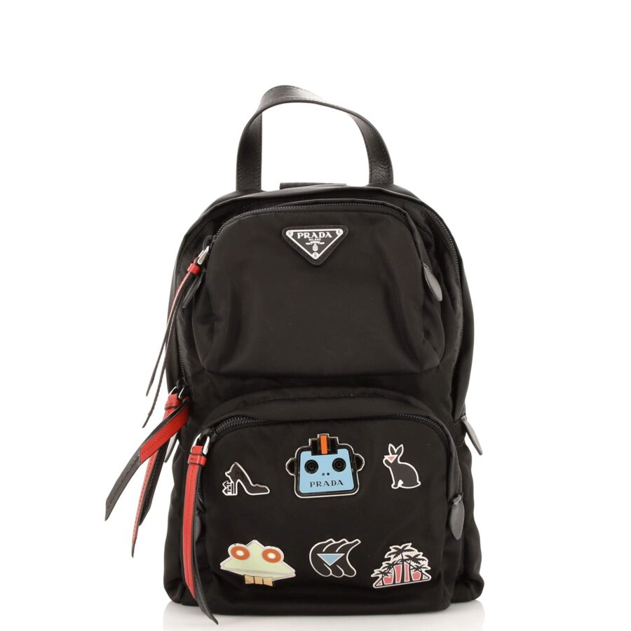 Robot Fluo Sling Backpack Embellished Tessuto | Studio Nafay