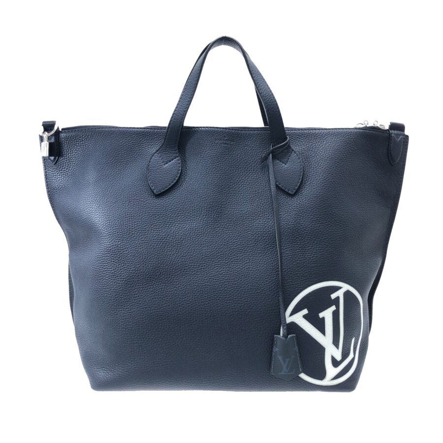 Blue Louis Vuitton Taurillon East Side Tote GM Satchel | Studio Nafay