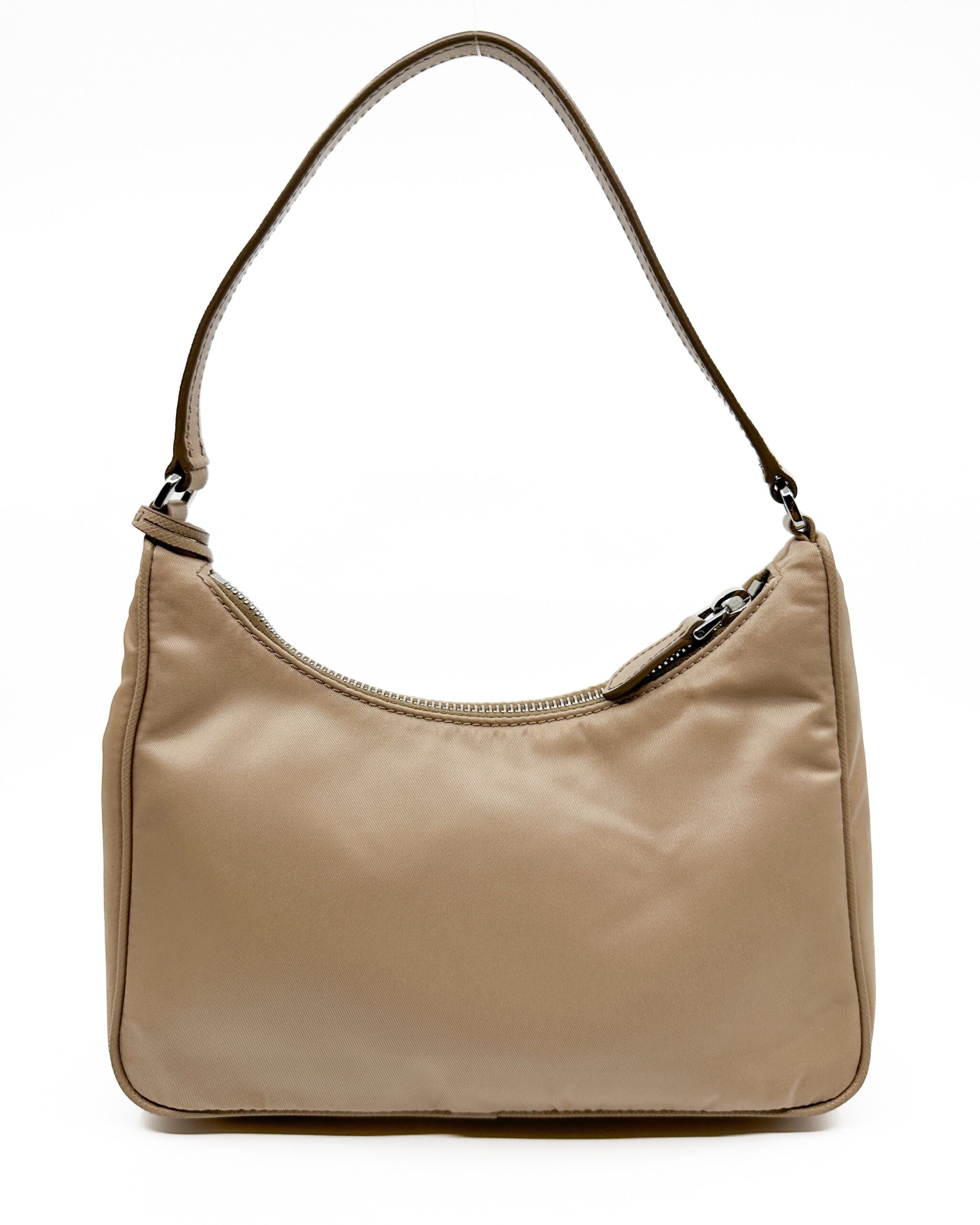 Prada Nylon Re-Edition in Beige Color