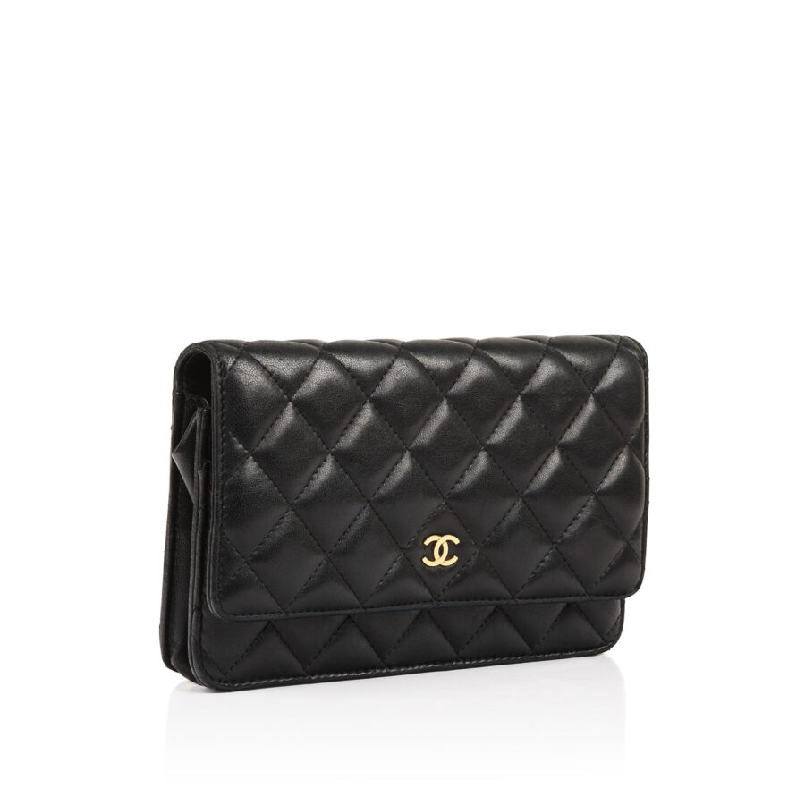 Classic Wallet on Chain in Lambskin | Studio Nafay