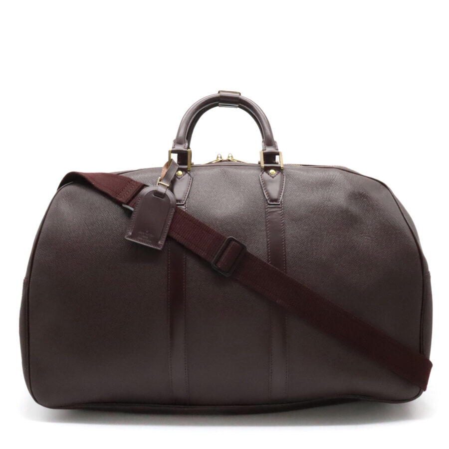 LOUIS VUITTON Kendall GM Boston Bag in Taiga Bordeaux | Studio Nafay