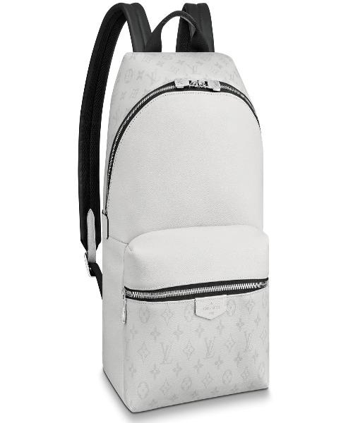 Louis Vuitton Discovery Backpack PM Taiga Leather Monogram White | Studio Nafay