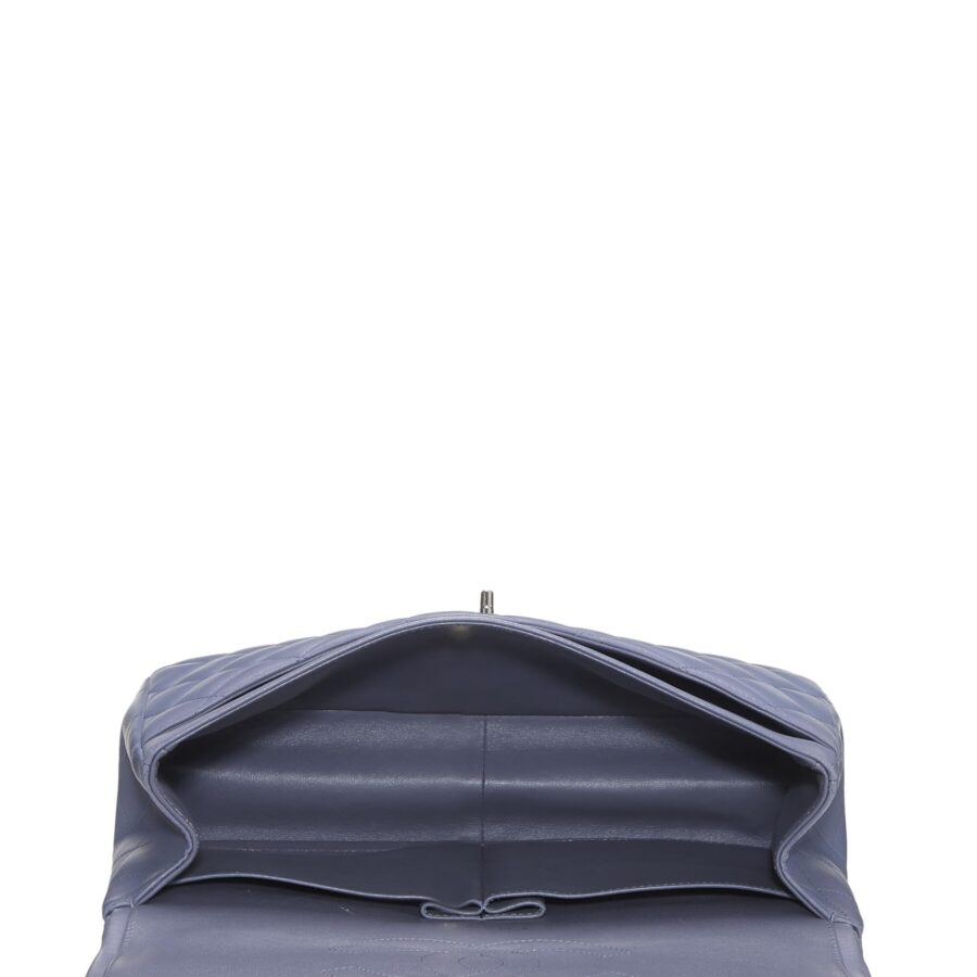 Chl, Purple Quilted Lambskin New Classic Double Flap Jumbo, Purple | Studio Nafay
