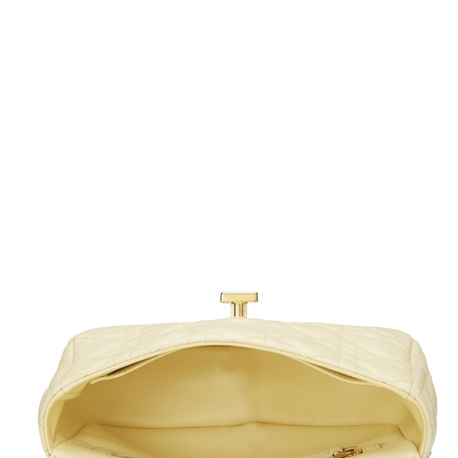 Dior, Yellow Cannage Calfskin Caro Bag Small, Yellow | Studio Nafay