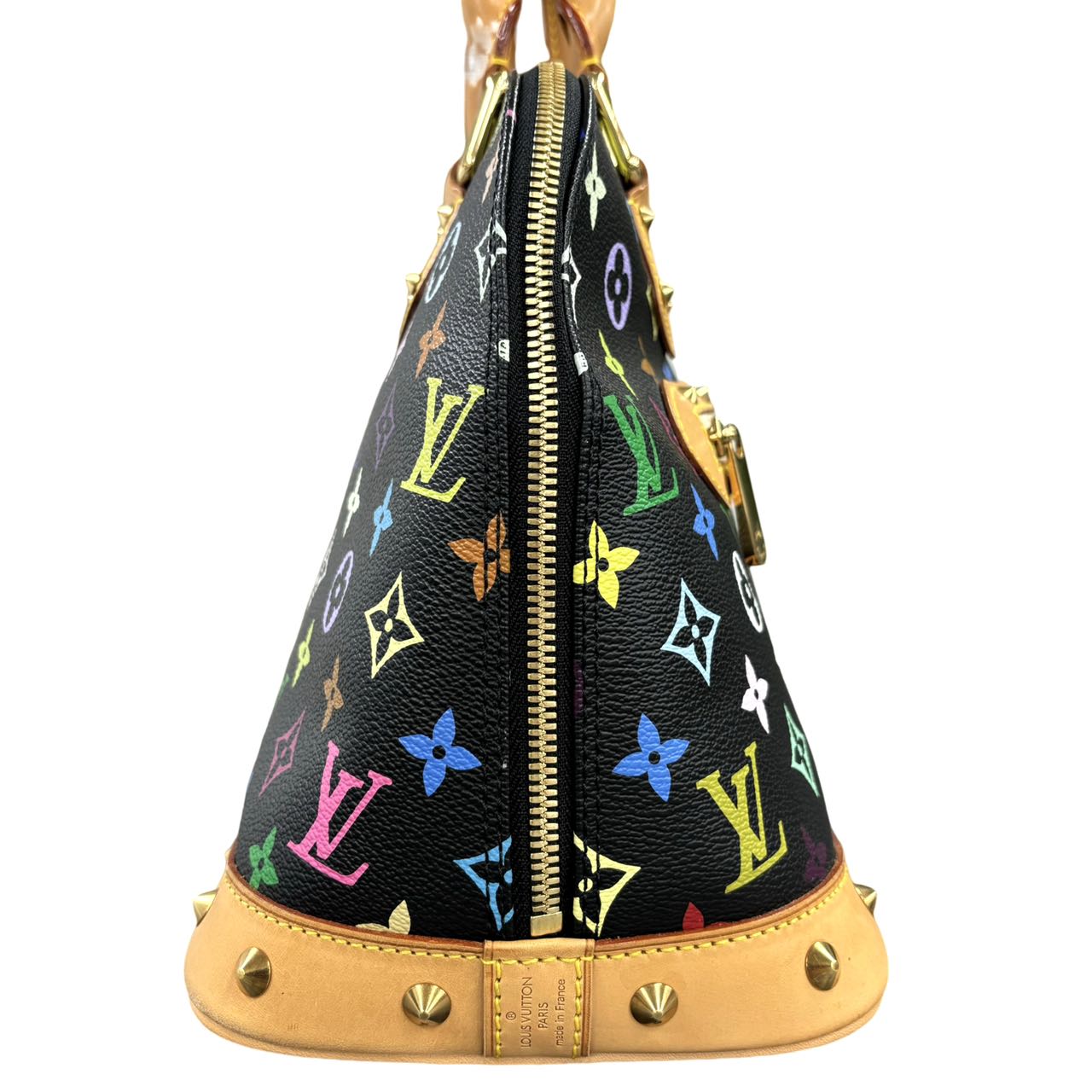 LOUIS VUITTON Black Monogram Multicolor Alma