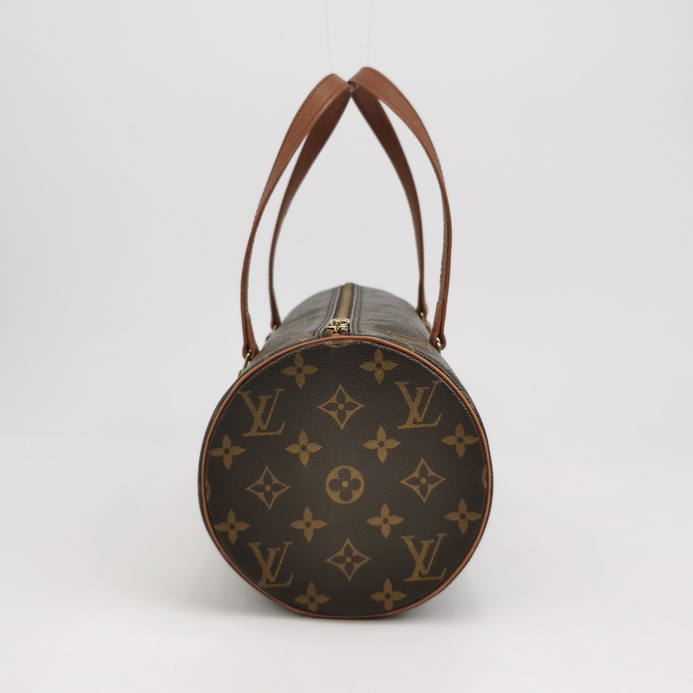 Louis Vuitton Papillon Large Monogram Canvas Cylinder Handbag 047852900238