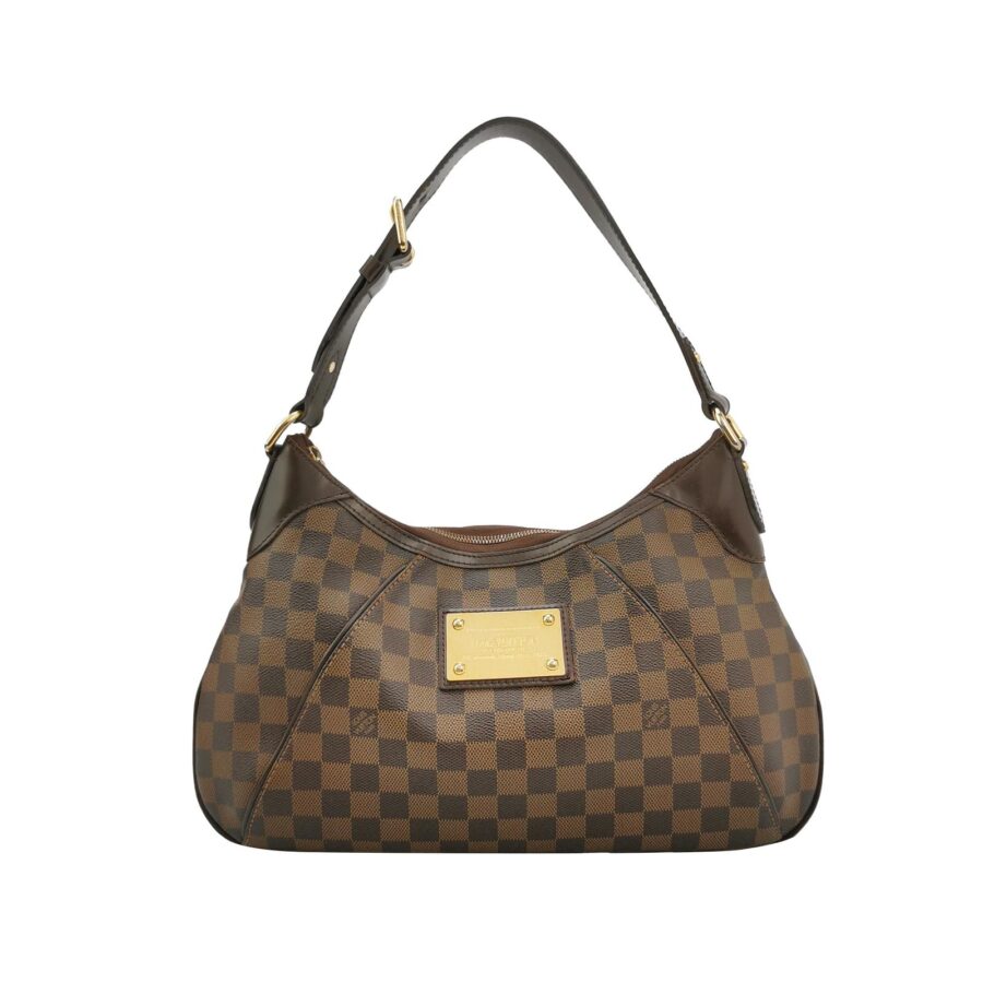 Louis Vuitton Thames Leather Checkerboard Logo Shoulder Bag 250119781033065 | Studio Nafay