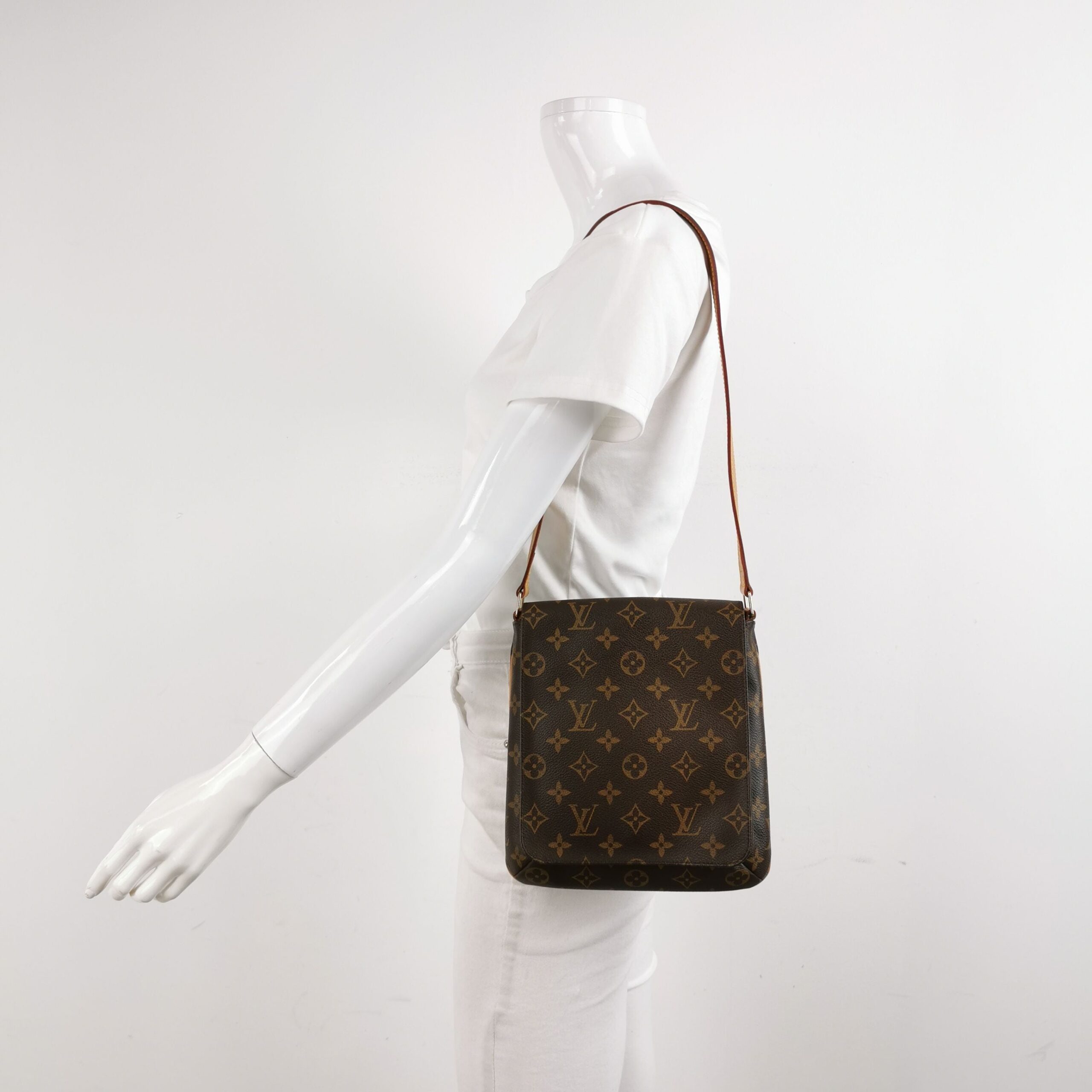 Louis Vuitton Mtte Wangfei Bag Medium Monogram Print Flap Shoulder Bag 250116781028067