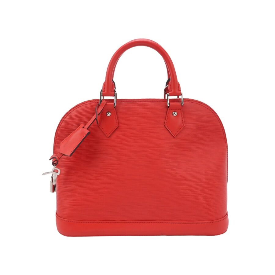 Louis Vuitton Alma Small Calfskin Wave Pattern Logo Shell Bag Handbag 250112781021842 | Studio Nafay